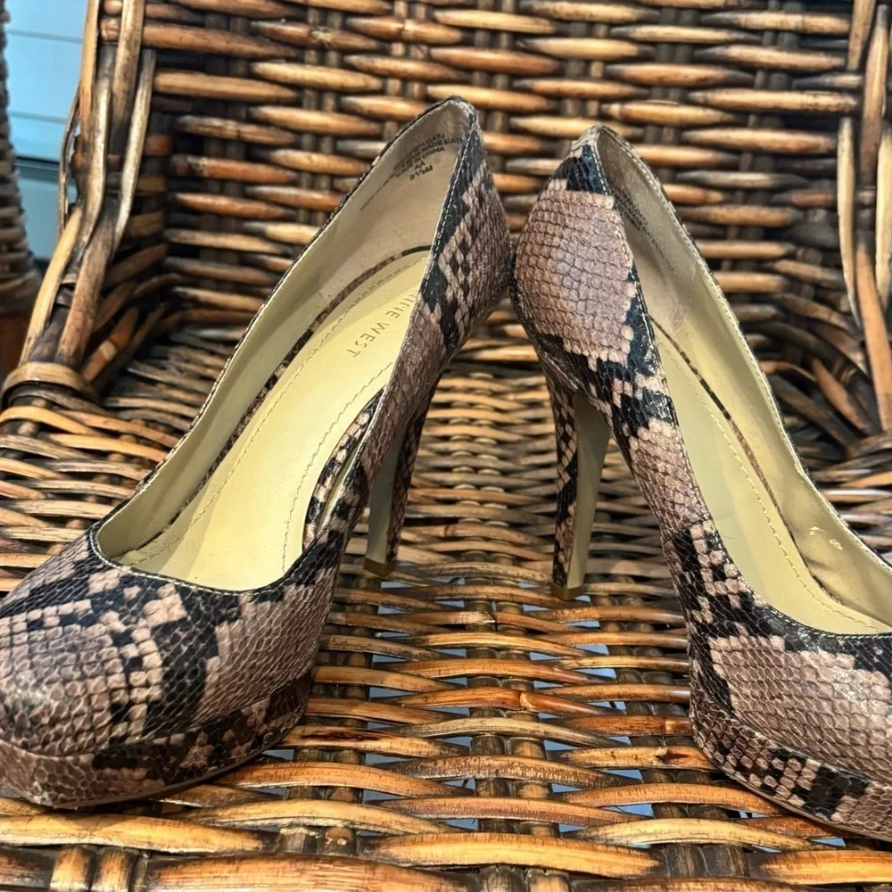 Nine West Snakeskin Patterned Women's Heels in 9.5